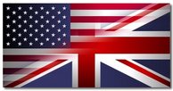 Photo - American and British flags blended together